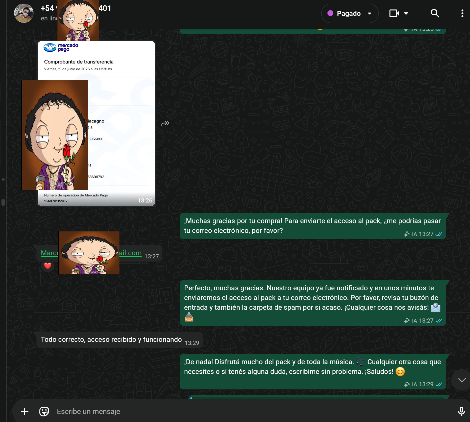 Pago verificado 7